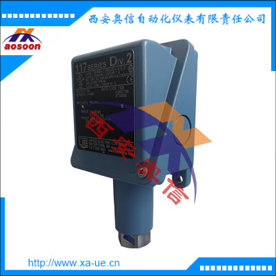 H117-191美国UE不锈钢压力开关 H117-191 1190 DPDT压力控制器