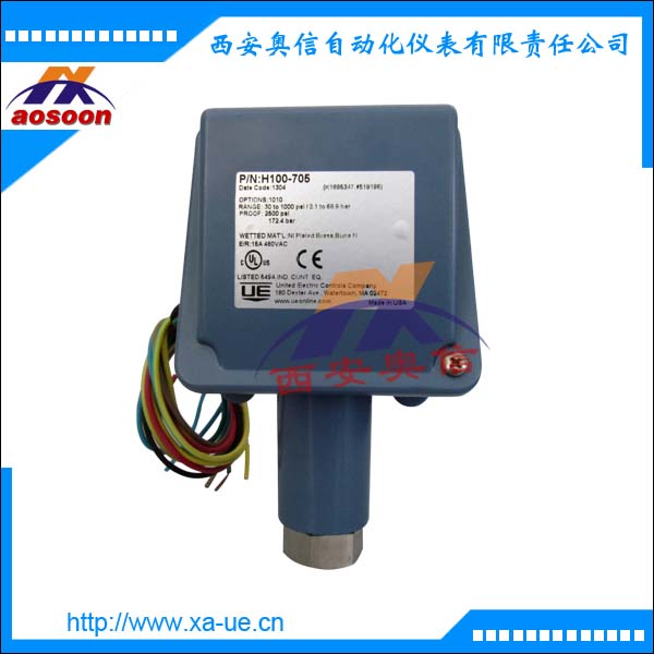 美国UE开关3-100Psi H100-702-1010双刀双掷SIL2认证